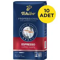  Tchibo Profesional Espresso Çekirdek Kahve 1 kg x 10 Adet
