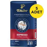Tchibo Profesional Espresso Çekirdek Kahve 1 kg x 5 Adet