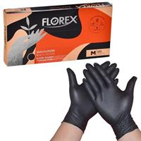 Florex Gloves Siyah Medium Eldiven - 100 Adet