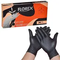 Florex Gloves Siyah Medium Eldiven - 100 Adet