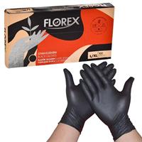 Florex Gloves Siyah Large / X-Large Eldiven - 100 Adet