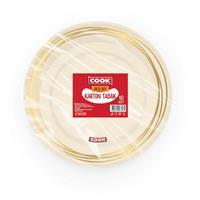 Cook Karton Tabak Orta Boy 19 cm - 10 Adet 