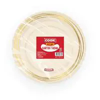 Cook Karton Tabak Orta Boy 19 cm - 10 Adet 