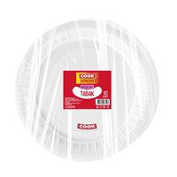 Cook Lüks Plastik Tabak Büyük Boy - 10 Adet