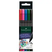 Faber Castell 2022 Grip Fineliner Kalem 0.4 mm 5 Adet - Karışık Renk