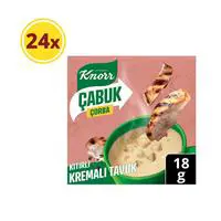 Knorr Kremalı Tavuk Çabuk Çorba 18 g x 24 Adet