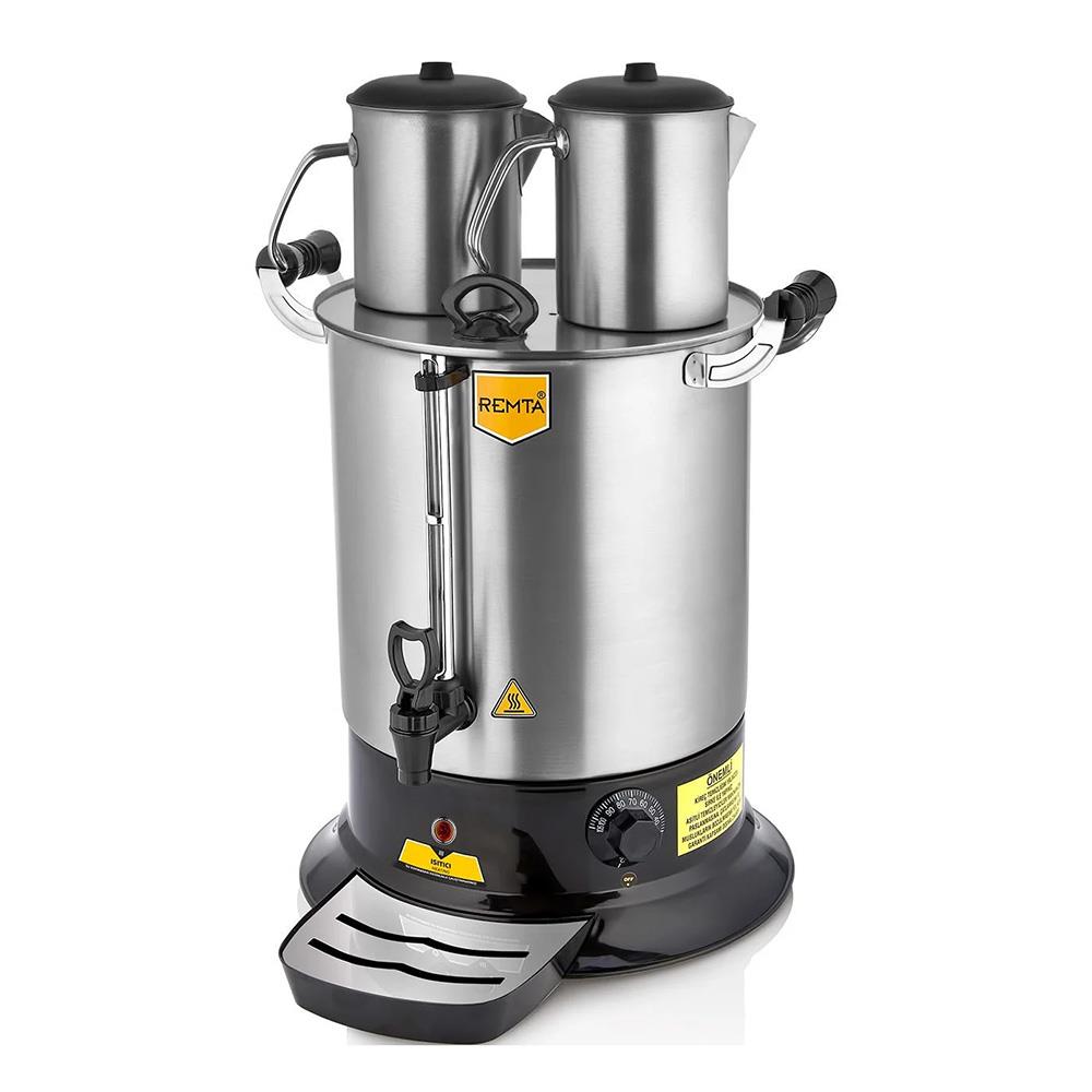 Remta PT14 Platin Model Çift Demlikli Çay Makinesi 17 L