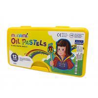 Monami Pastel Boya Kalemi 12 Adet - Karışık Renk