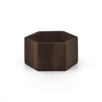 Woodsaka AR004 Arucona Ahşap Ataşlık - Ceviz