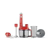 King KKB973 Bodie Komple Blender Set - Kırmızı