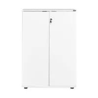 Adore RKT-332-DD-1 Rio Ofis 3 Raflı Kapaklı Kitaplık - Diamond Beyaz