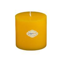 Limon Kokulu Silindir Mum 7 x 7 cm