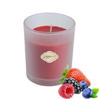 Mix Kokulu Cam Bardak İçi Mum 6.5 x 8 cm Çilek - Yaban Mersini - Frambuaz