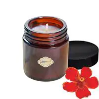 Kavanoz İçi Mum 5.3 x 6.5 cm -  Amber Çiçeği 