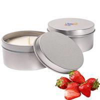 Metal Kutuda Mum 8.5 x 4 cm - Çilek