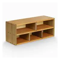 Woodsaka DS355 Desna İki Katlı Bölmeli Açık Raf ve Dekoratif Sergileme Ünitesi