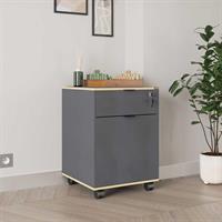 Rio Kilitli Çekmeceli Keson-Antrasit/Kontra 41x61x45 cm (GxYxD)