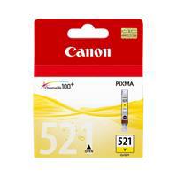 Canon CLI-521Y (2936B001) Mürekkep Kartuş 480 Sayfa - Sarı