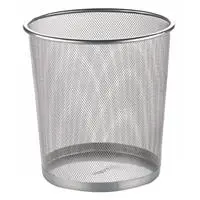 Cassa 8940 Çöp Kovası Metal Delikli 10 L - Metalik Gri