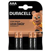 Duracell Alkaline AAA İnce Kalem Pil 1.5 V 4 Adet