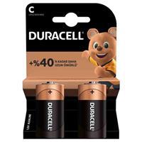 Duracell Alkaline C Orta Boy Pil 1.5 V 2 Adet