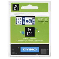 Dymo D1 Yedek Şerit 9 mm x 7 m - Beyaz / Mavi