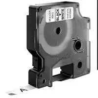 Dymo D1 Yedek Şerit 9 mm x 7 m - Beyaz / Siyah