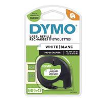 Dymo 59421 Letratag Kağıt Etiket 12 mm x 4 m - Beyaz