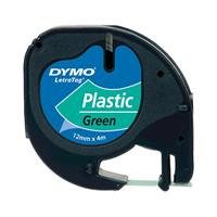 Dymo 721640 59425 Letratag Plastik Etiket 12 mm x 4 m - Yeşil