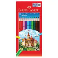 Faber Castell 116312 Kuru Boya Kalemi 12 Adet - Karışık Renk