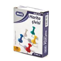 MAS 315 Harita Çivisi - Renkli