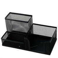 Mimaks Perfore Metal Masa Üstü Organizer MY-3 3 Bölmeli - Siyah