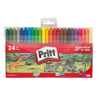 Pritt 1774252 Keçeli Boya Kalemi 24 Adet - Karışık Renk