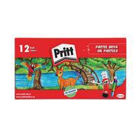 Pritt 1048061 Pastel Boya Kalemi 12 Adet - Karışık Renk