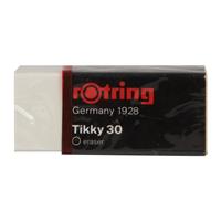 Goma De Borrar Rotring Tikky 30 - Para Líneas De Grafito Y Lápiz, Blanca, Deja La Superficie Limpia