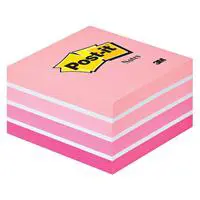 3M Post-It 2028P Yapışkanlı Not Kağıdı 76 x 76 mm 450 Yaprak - Pembe Tonları