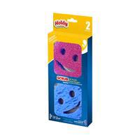 Holdy Scrub Twins Çift Taraflı Ovma Süngeri 2'li (2030562)