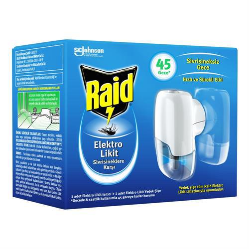 Raid Gece Elektrolikit Sineksavar 45 Gece - 27 ml