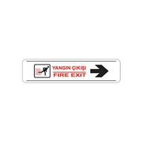 Ekstrafix YUL-113 Yangın Çıkışı Uyarı Etiketi 7 x 24.5 cm