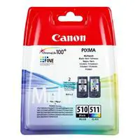 Canon PG-510/CL-511 (2970B010) Mürekkep Kartuş 220 Sayfa - Dört Renkli