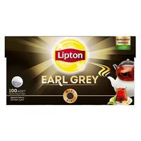 Lipton Earl Grey Demlik Poşet Çay Bergamotlu 3.2 g x 100 Adet
