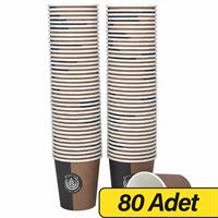 Huhtamaki Karton Bardak 7 oz 180 ml 80 Adet