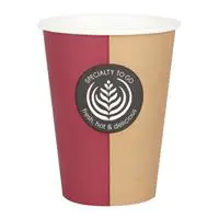 Huhtamaki Karton Bardak 12 oz 300 ml 50 Adet