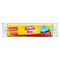 Koroplast Çöp Poşeti Büyük Boy 65x80 cm 10 Adet görseli