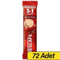 Nescafe 3'ü 1 Arada Hazır Kahve 17.5 g x 72 Adet