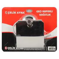 Çelik Ayna 465 Tuvalet Kağıdı Aparatı Kapaklı - Krom