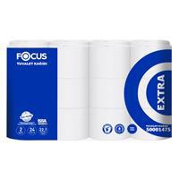 Focus Extra Tuvalet Kağıdı Çift Katlı 180 Yaprak 22.14 m - 24 Adet (50002045)
