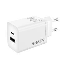 Shaza Çift Çıkışlı Usb QC3.0 & Type-C PD 20W  Şarj Adaptörü