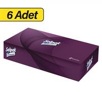 Selpak Professional Extra Kutu Mendil 21 x 18 cm 80 Yaprak (7906621) x 6 Adet