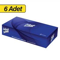 Selpak Professional Premium Kutu Mendil 21 x 18 cm 50 Yaprak (7906654) x 6 Adet
